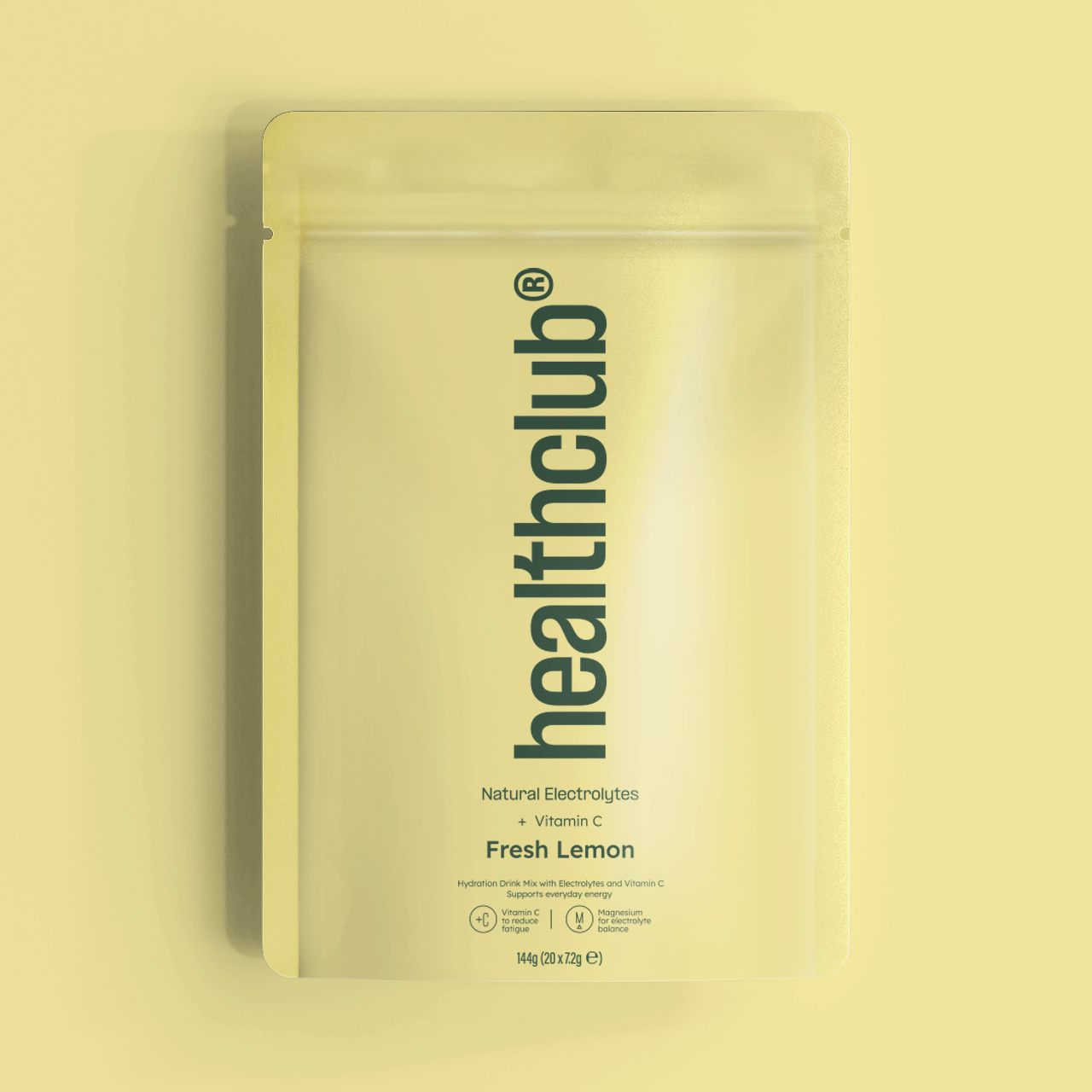 Healthclub Natural Electrolytes Powder (50 servings)