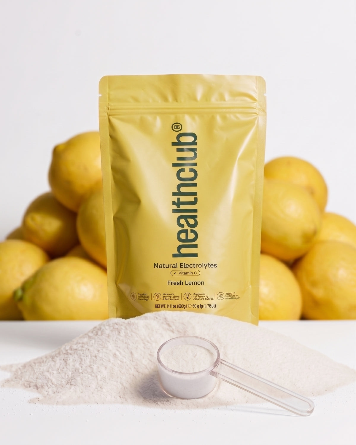 Healthclub Natural Electrolytes Powder (50 servings)