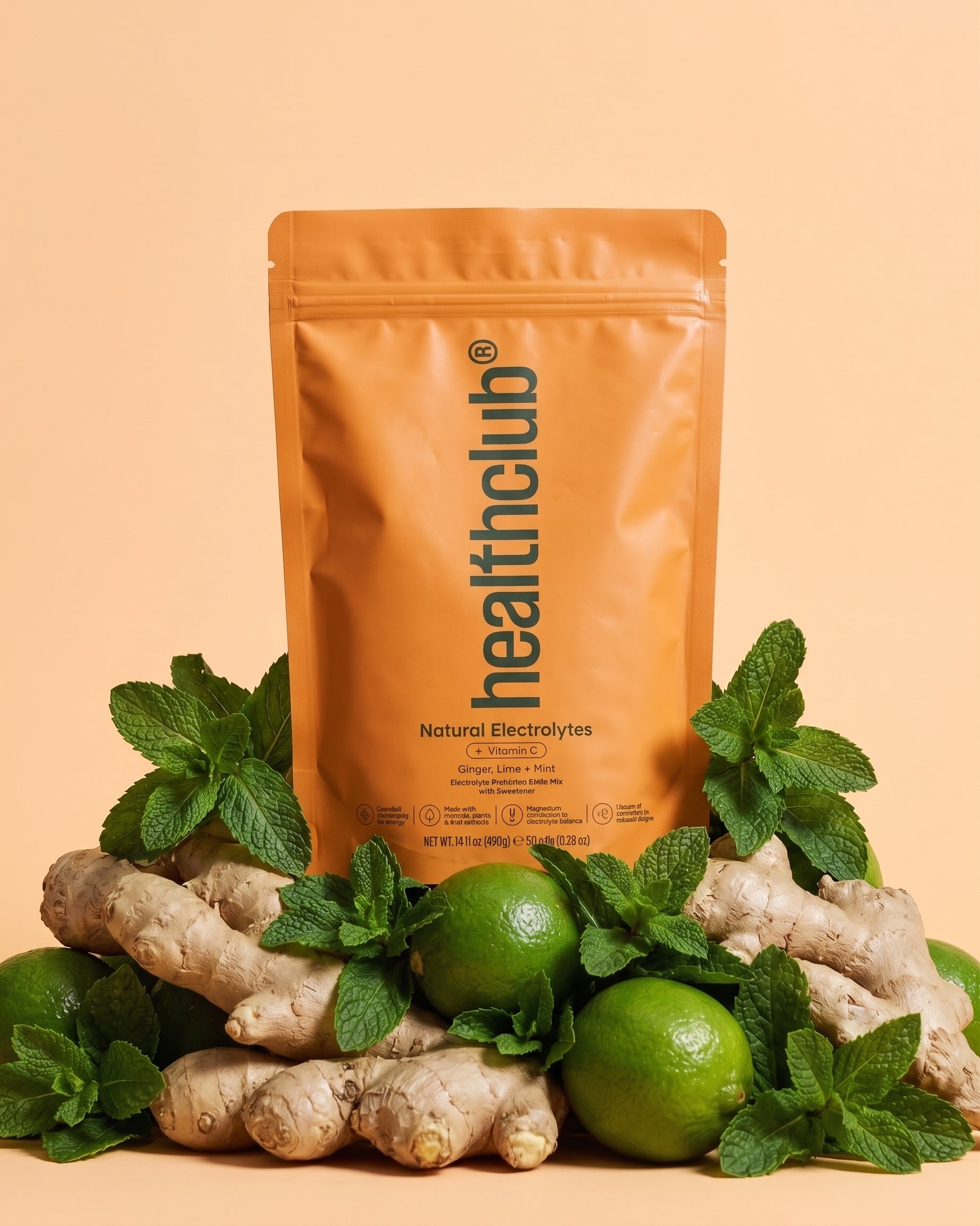 Healthclub Natural Electrolytes Powder (50 servings)