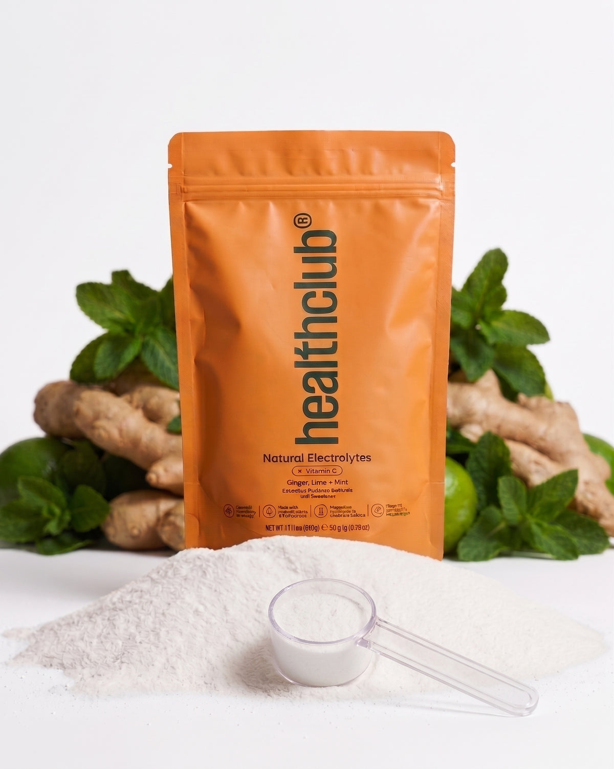 Healthclub Natural Electrolytes Powder (50 servings)